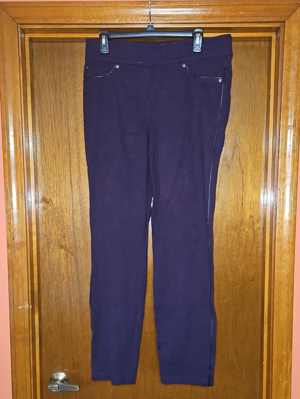 Nygard Plum Slims Womens Size Large